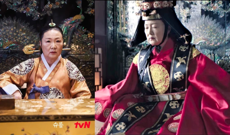 《王后傘下》金海淑飾演大妃娘娘