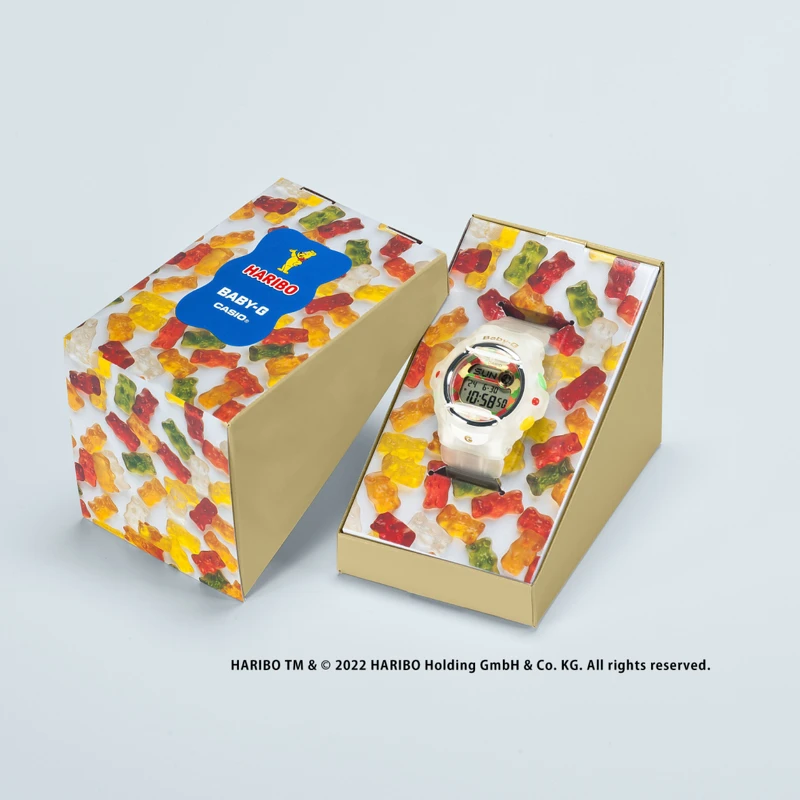 卡西歐BABY-G X Haribo小熊軟糖聯名手錶，NT 3,800