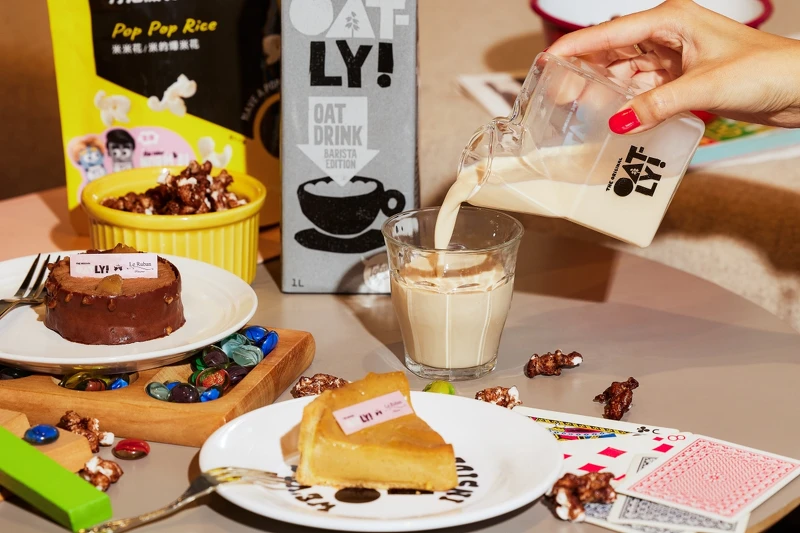 OATLY 燕麥奶聯名午茶套餐。 OATLY 燕麥奶聯名午茶套餐。