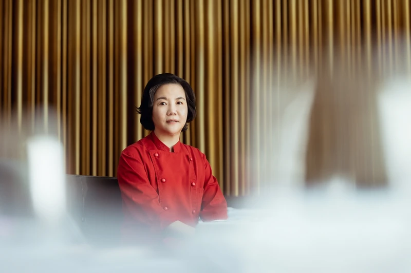 主廚黎俞君。 主廚黎俞君。