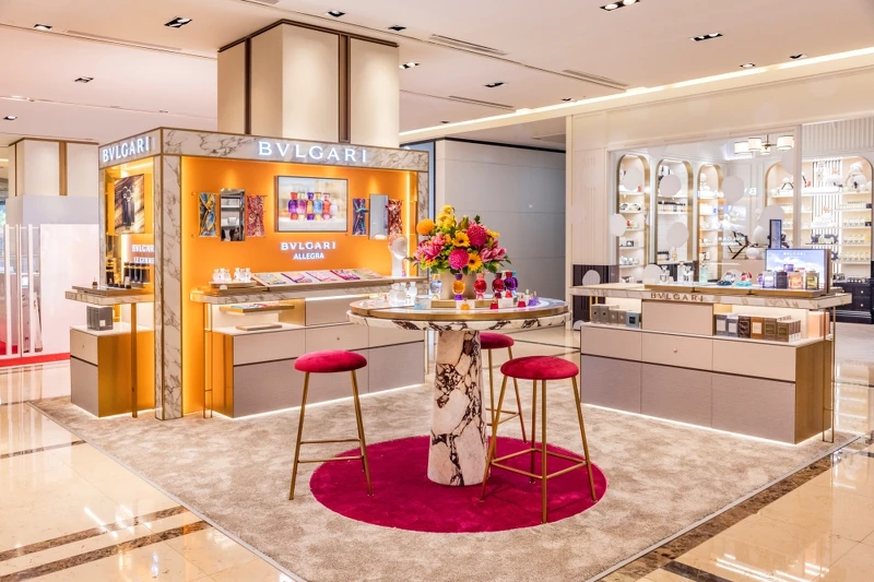 寶格麗頂級香氛專櫃新光三越A4全新開幕。