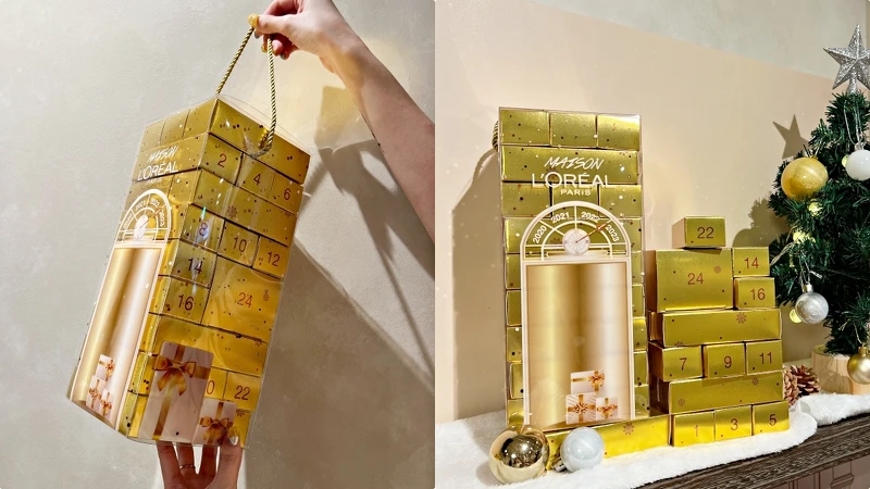 LOREAL Paris 巴黎萊雅閨蜜倒數聖誕玩妝盒，NT899