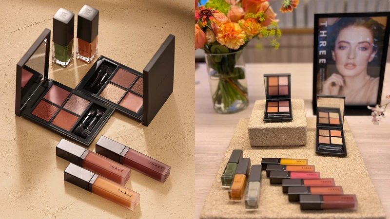 THREE 2023年春季彩妝的主題為「太陽的能量」。