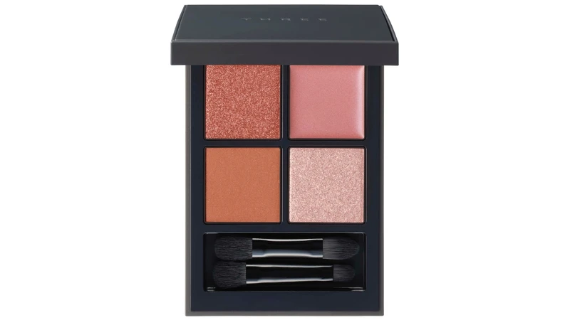 THREE魅光幻眸眼采盒(#12 INFINITY BLISS華美銅橙)，NT2,400