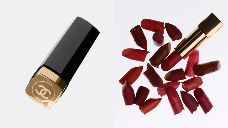 香奈兒超炫耀的絲絨唇膏情境照。 香奈兒超炫耀的絲絨唇膏情境照。