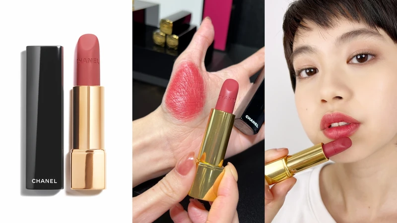 香奈兒超炫耀的絲絨唇膏(#63),NT1,450 香奈兒超炫耀的絲絨唇膏(#63),NT1,450