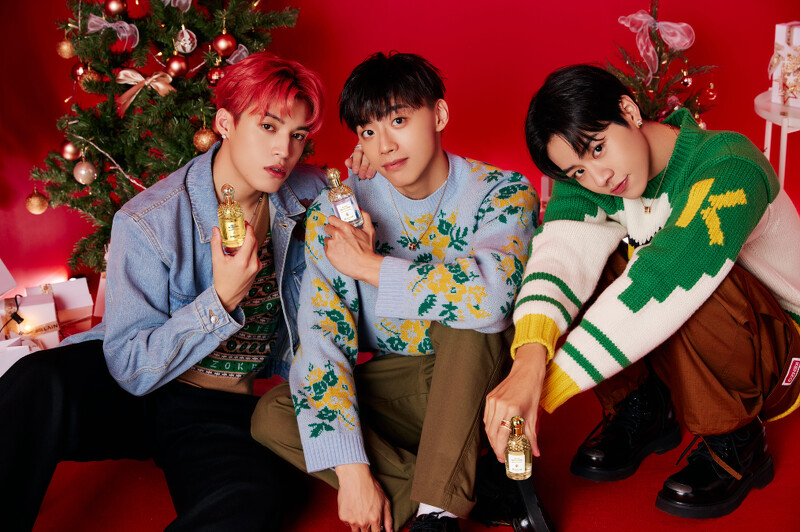 哲言/嬌蘭花草水語陽光甜橘淡香精、文廷/嬌蘭花草水語野漾叢花淡香水、佳辰/嬌蘭花草水語琢白岩蘭橙花淡香水。 哲言/嬌蘭花草水語陽光甜橘淡香精、文廷/嬌蘭花草水語野漾叢花淡香水、佳辰/嬌蘭花草水語琢白岩蘭橙花淡香水。