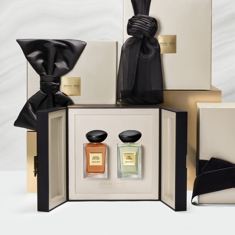 亞曼尼高級訂製香水精裝禮盒。 亞曼尼高級訂製香水精裝禮盒。