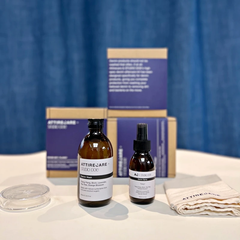 Studio Doe x Attirecare丹寧專用清潔組(丹寧專用洗衣精250ml、丹寧專用清潔噴霧100ml),NT980 Studio Doe x Attirecare丹寧專用清潔組(丹寧專用洗衣精250ml、丹寧專用清潔噴霧100ml),NT980