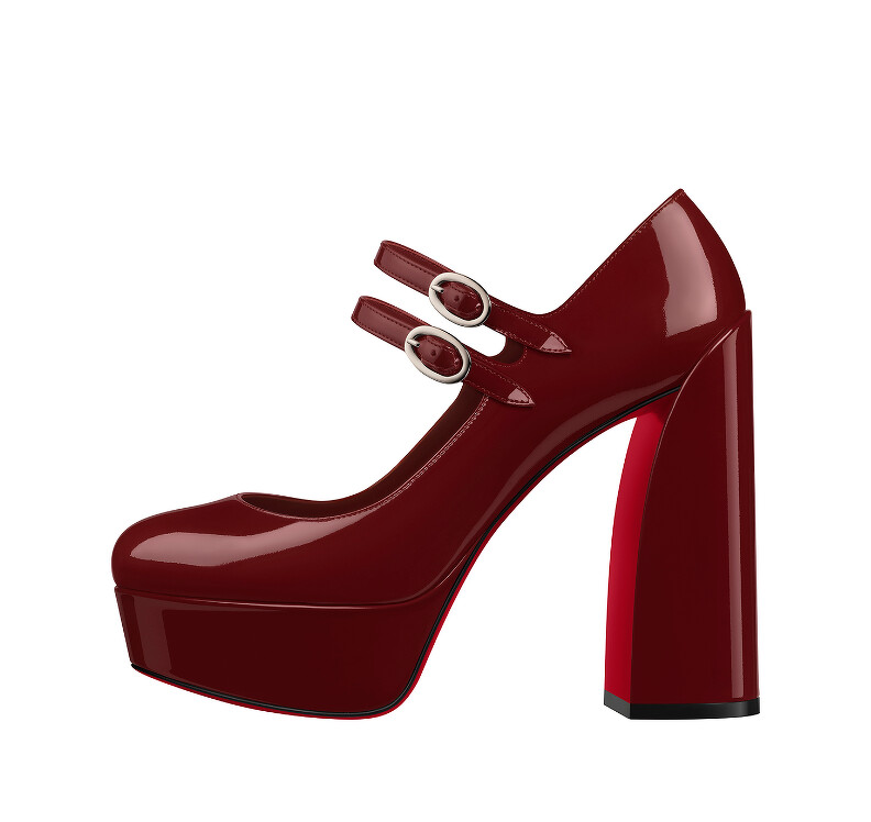 Movida Jane 紅色漆皮厚底瑪莉珍鞋,NT37,100。 Movida Jane 紅色漆皮厚底瑪莉珍鞋,NT37,100。