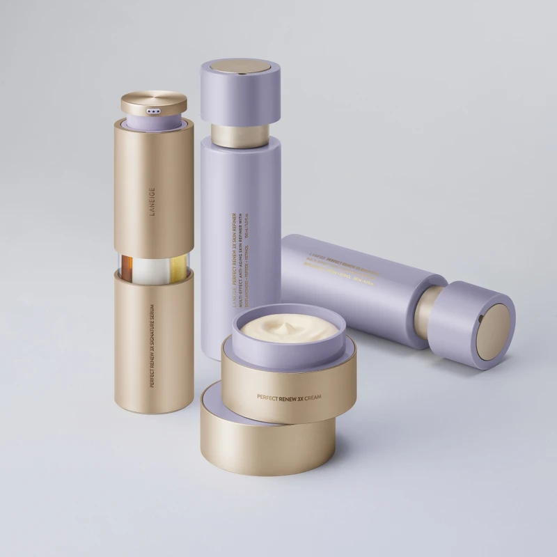 LANEIGE蘭芝完美新生三效全系列形象圖。 LANEIGE蘭芝完美新生三效全系列形象圖。