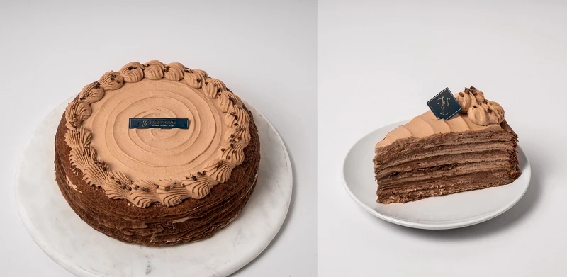 巧克力千層8吋NT1,250,切片NT150 巧克力千層8吋NT1,250,切片NT150