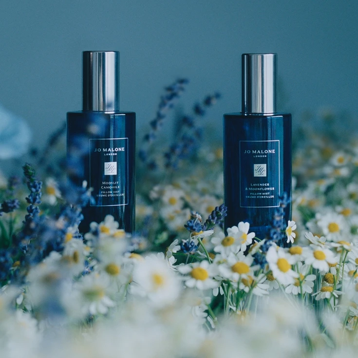 Jo Malone London薰衣草與月光花枕頭噴霧Lavender & Moonflower Pillow Mist、洋甘菊枕頭噴霧Moonlit Camomile Pillow Mist 50ml ，NT1,750