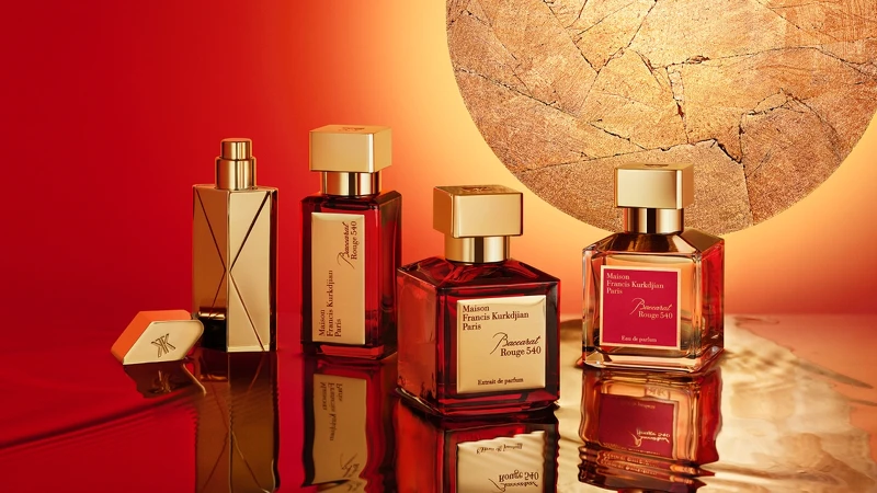 Maison Francis Kurkdjian(MFK)月光水兔年形象圖Baccarat Rouge 540淡香精、 Baccarat Rouge 540香精版。