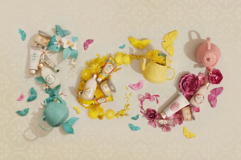 SABON茶語時光形象圖。 SABON茶語時光形象圖。