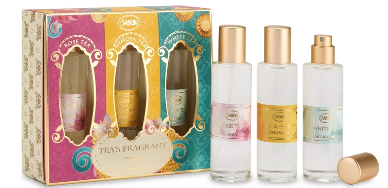 SABON茶語時光香水禮盒,NT3,780 SABON茶語時光香水禮盒,NT3,780