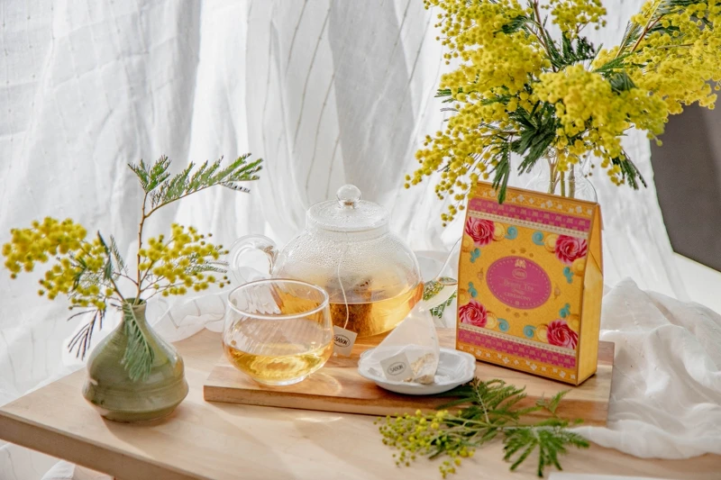 SABON 2023新春活動新春茶包禮形象圖。 SABON 2023新春活動新春茶包禮形象圖。