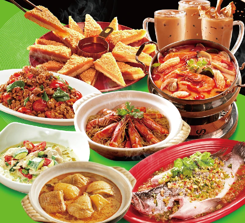 非常泰好料小家庭六人外帶套餐,推薦價4,388元。 非常泰好料小家庭六人外帶套餐,推薦價4,388元。