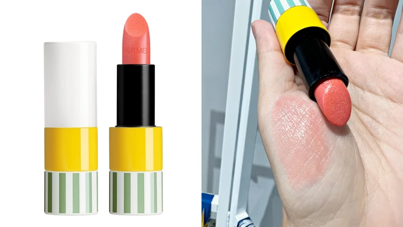 愛馬仕Rouge Hermès 2023春夏限量版唇膏(#06 Corail Parasol)2.8g,NT2,900 愛馬仕Rouge Hermès 2023春夏限量版唇膏(#06 Corail Parasol)2.8g,NT2,900