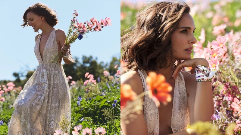 Miss Dior花漾迪奧淡香水廣告幕後花絮照。 Miss Dior花漾迪奧淡香水廣告幕後花絮照。