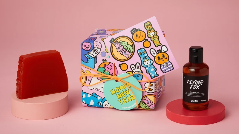 LUSH兔氣揚眉禮盒，NT860