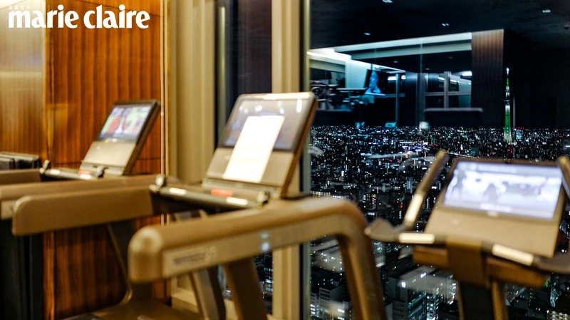 健身房能眺望晴空塔運動 健身房能眺望晴空塔運動