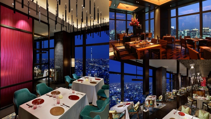 各餐廳同樣都有著超無敵城市景觀 各餐廳同樣都有著超無敵城市景觀