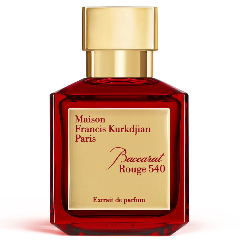 Maison Francis Kurkdjian(MFK) Baccarat Rouge 540水晶之燄香精35ml，NT7,200、70ml，NT11,800