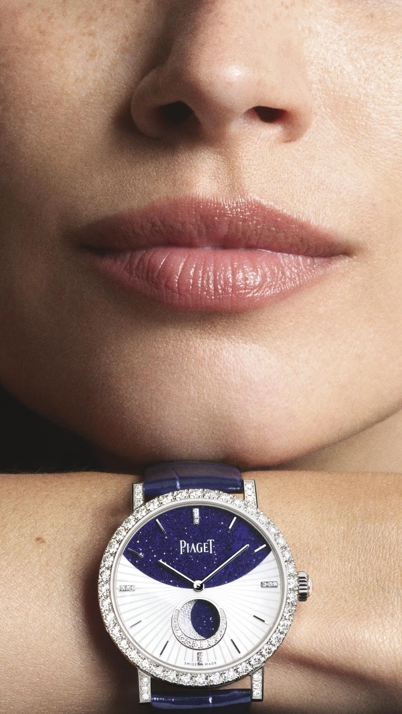 PIAGET Altiplano系列月相顯示18K白金高級珠寶腕錶 PIAGET Altiplano系列月相顯示18K白金高級珠寶腕錶