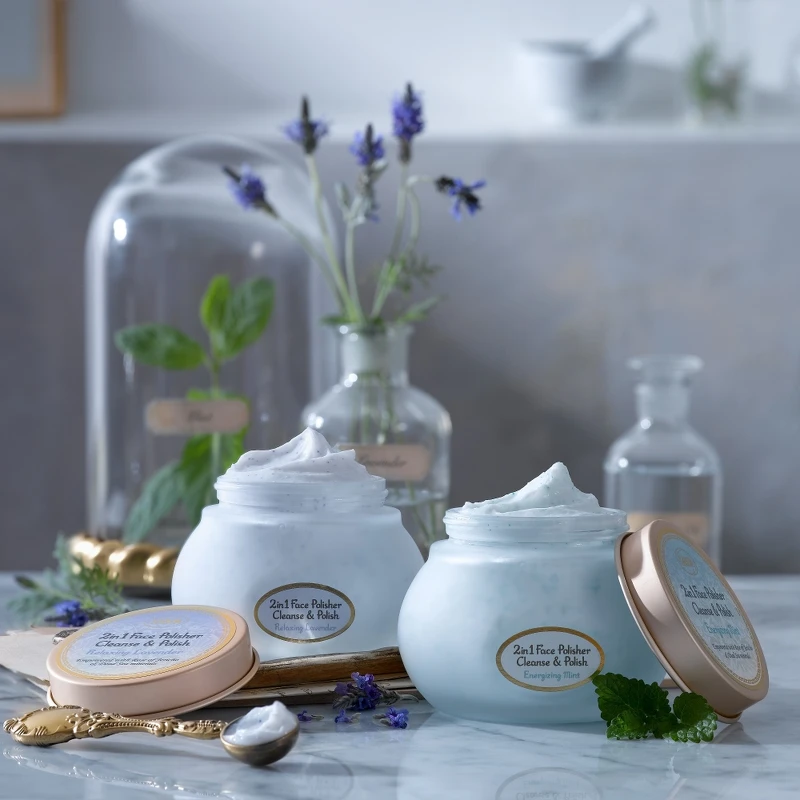 SABON二合一臉部純淨磨砂膏(薄荷、薰衣草)200ml,NT1,680 SABON二合一臉部純淨磨砂膏(薄荷、薰衣草)200ml,NT1,680