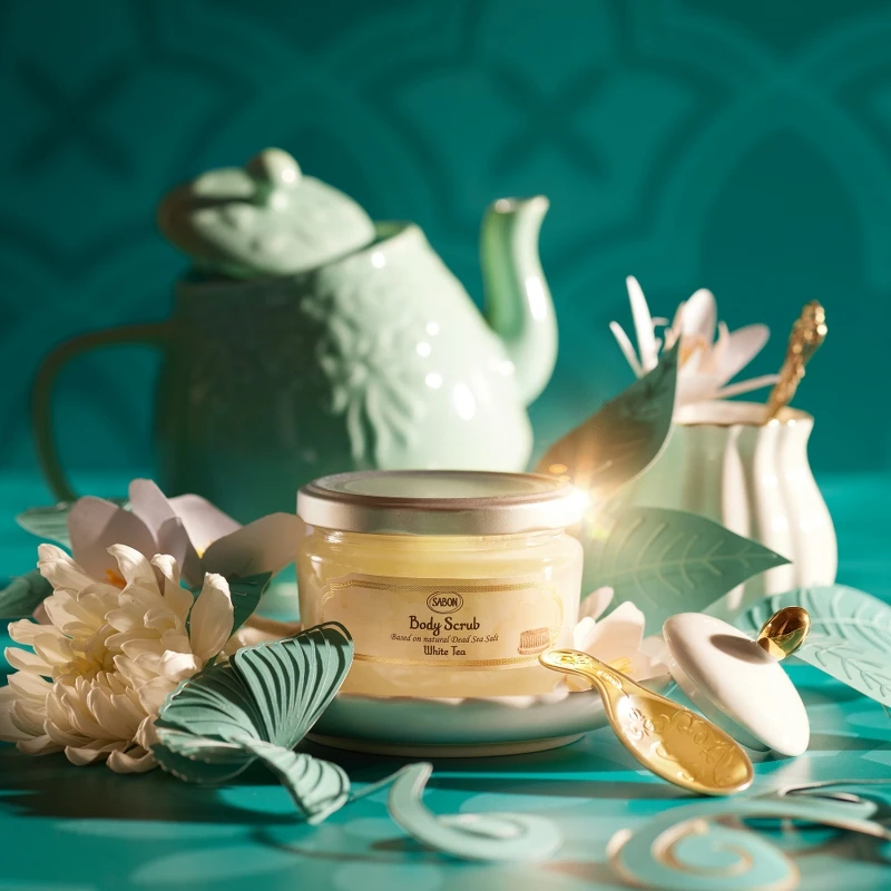 SABON白茶身體磨砂膏320g,NT1,480、600g,NT2,080 SABON白茶身體磨砂膏320g,NT1,480、600g,NT2,080