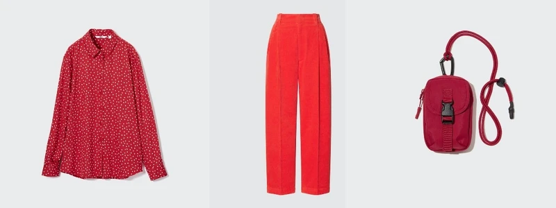 女裝:457636 嫘縈印花上衣NT$790、458270 UNIQLO and MARNI燈芯絨寬版打褶長褲NT$990、455854多功能隨身小包NT$590。 女裝:457636 嫘縈印花上衣NT$790、458270 UNIQLO and MARNI燈芯絨寬版打褶長褲NT$990、455854多功能隨身小包NT$590。