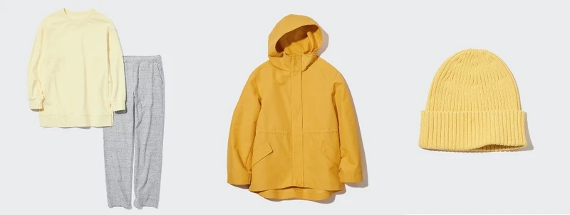 女裝:456324特級彈性長版休閒服組NT$1,290、456088防潑水連帽外套NT$1,990、454972棉質羅紋針織帽NT$390。 女裝:456324特級彈性長版休閒服組NT$1,290、456088防潑水連帽外套NT$1,990、454972棉質羅紋針織帽NT$390。