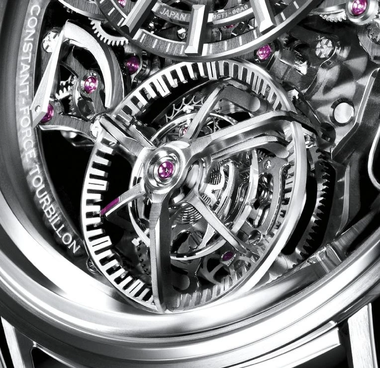 Kodo 恆定動力陀飛輪腕錶，Grand Seiko。