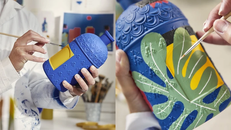 馬諦斯典藏版蜂印瓶創作情境圖。