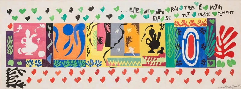 馬諦斯作品LES MILLE ET UNE NUITS〈一千零一夜〉, 1950, Carnegie Museum of Art, Pittsburgh (USA)館藏, © Succession H. Matisse。