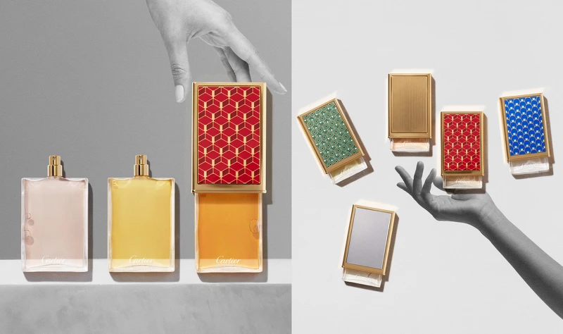 Nécessaires à Parfum卡地亞隨身香水，帶著走的隨身藝術品。