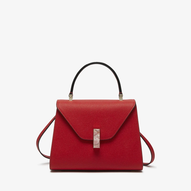 Valextra Iside Mini熱戀紅色手提肩背包,NT 127,000 Valextra Iside Mini熱戀紅色手提肩背包,NT 127,000