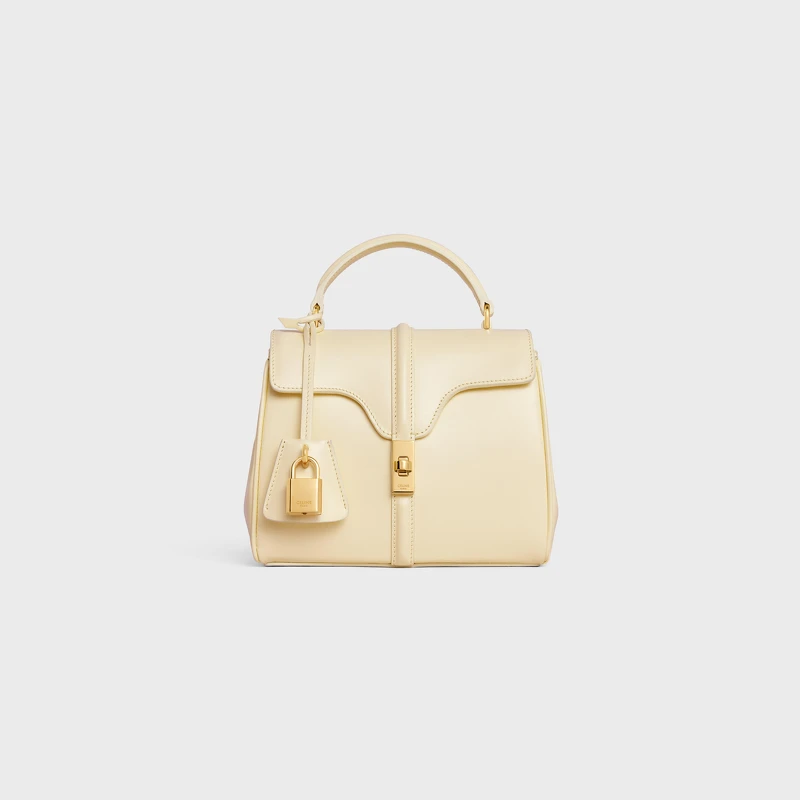 CELINE 16鎖頭小牛皮革迷你手提包,NT 110,000 CELINE 16鎖頭小牛皮革迷你手提包,NT 110,000