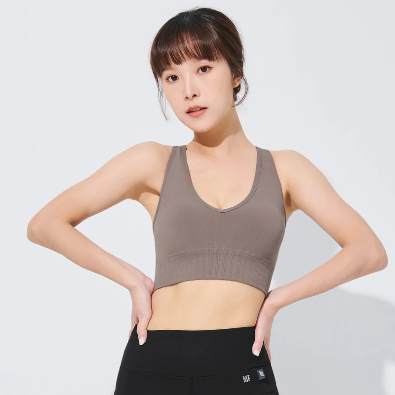 TRULY A++V領挖背升級包覆BRA （褐）