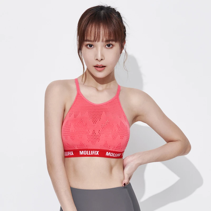 A++美背細肩帶呼吸BRA（珊瑚橘）