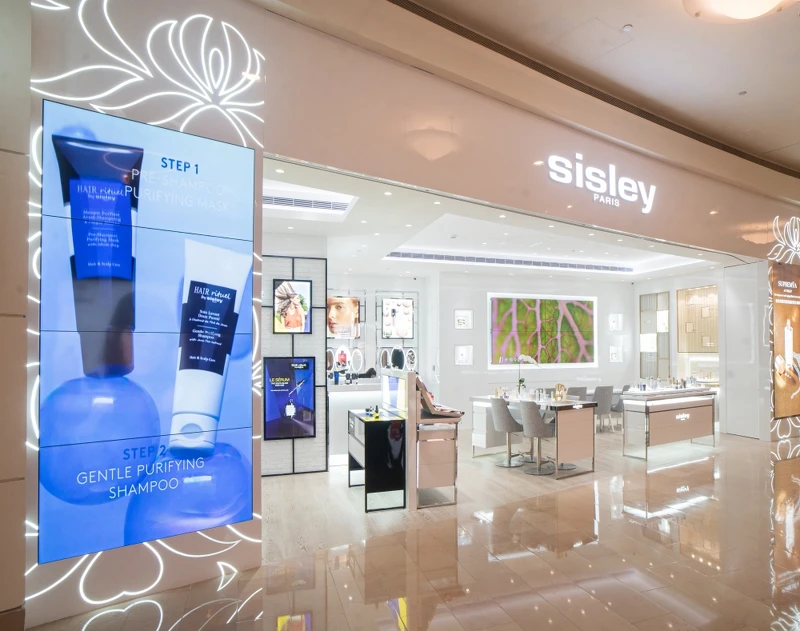 Sisley台北101旗艦店店景。
