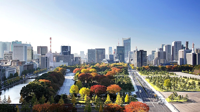 正面對皇居外苑,一年四季上演不同夢幻景色 正面對皇居外苑,一年四季上演不同夢幻景色