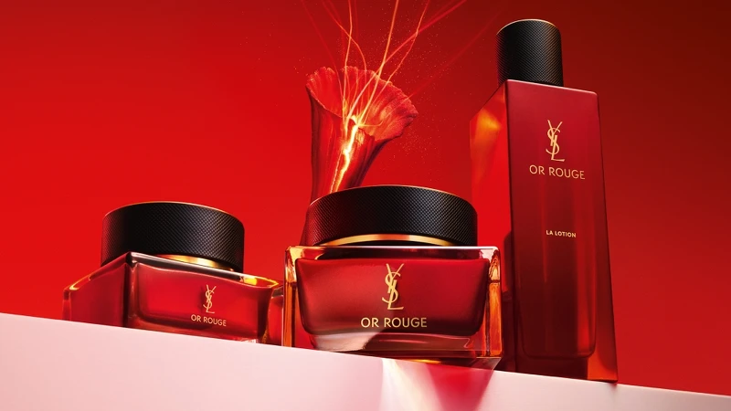 YSL金緻奢華賦活系列情境圖。 YSL金緻奢華賦活系列情境圖。