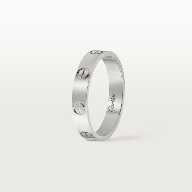 Love 系列18K白金戒指,Cartier Love 系列18K白金戒指,Cartier