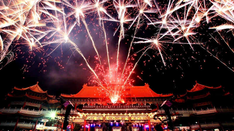 正統鹿耳門聖母廟國際高空煙火 正統鹿耳門聖母廟國際高空煙火