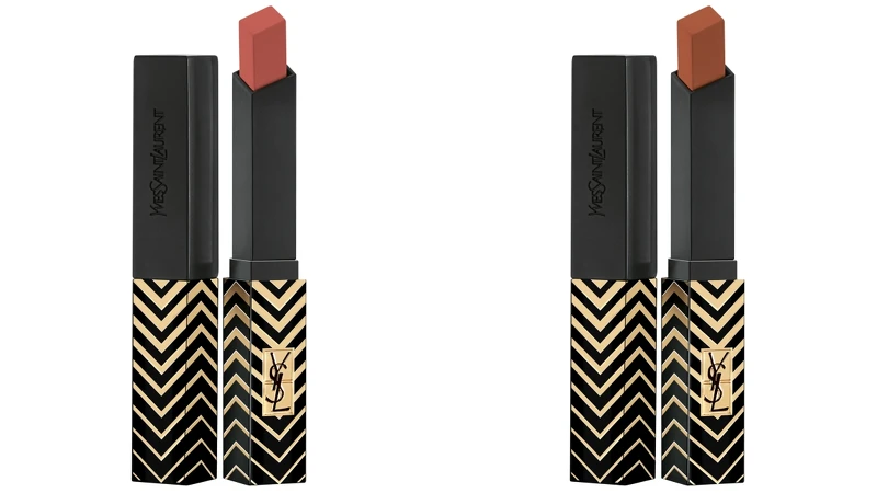 YSL 2023情人節愛無反顧限定系列奢華緞面絨霧唇膏(#302、#314)，NT1,550