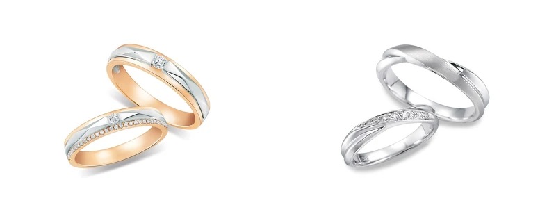 Just Diamond「真摯宣言」對戒、Just Diamond「情有獨鍾」對戒。 Just Diamond「真摯宣言」對戒、Just Diamond「情有獨鍾」對戒。