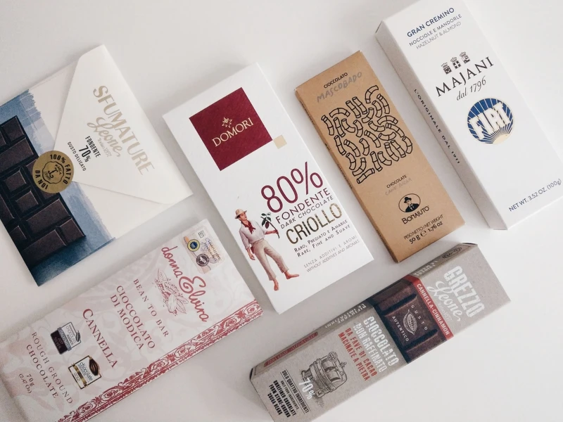 用巧克力傳遞愛意。