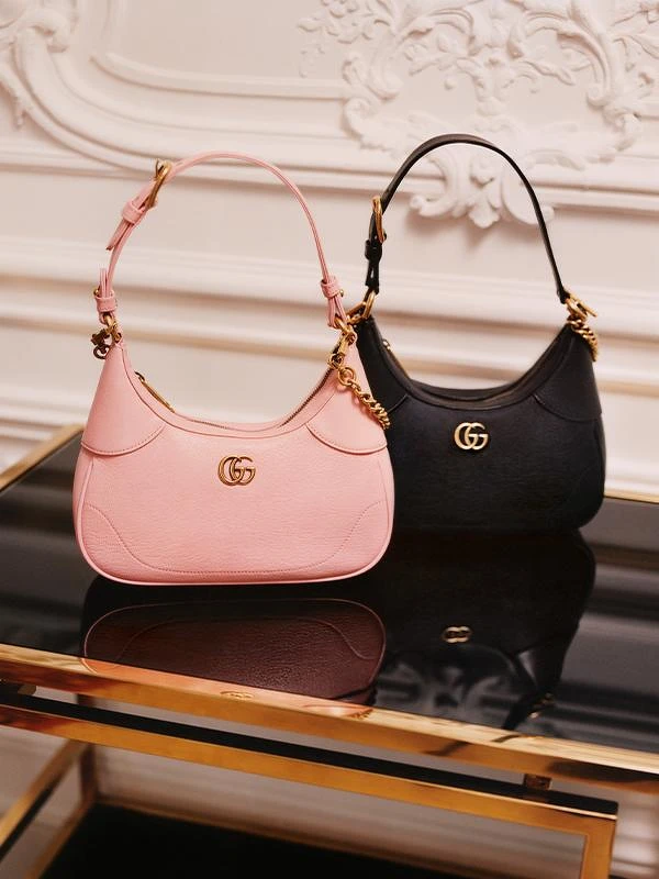 Gucci Aphrodite粉色小型肩揹包,NT 96,700 Gucci Aphrodite粉色小型肩揹包,NT 96,700